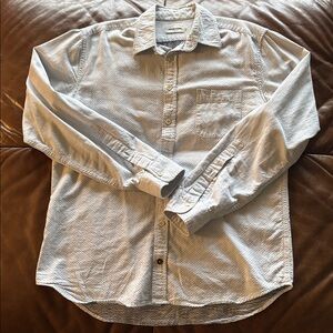 Taylor Stitch 100% organic cotton button down shirt, size 42